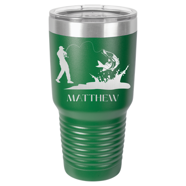 Custom Fishing 30oz Ringneck Tumbler